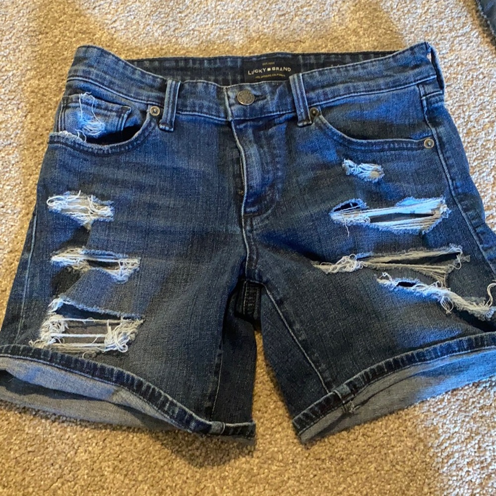lucky Brand ripped shorts